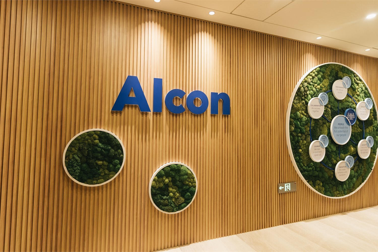 alcon office medical facility partition project