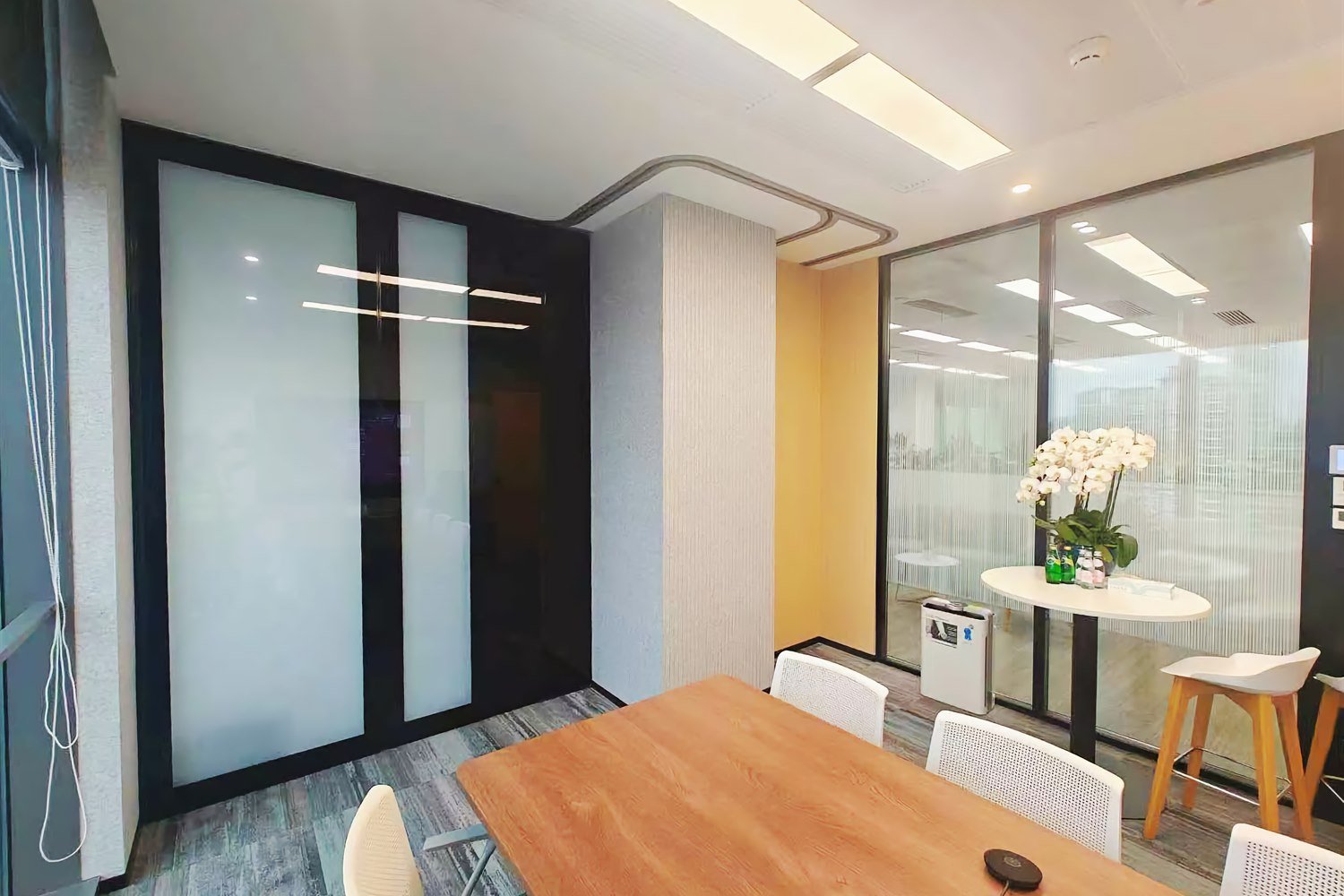 Commercial acoustic partition wall for AstraZeneca Shanghai workspace
