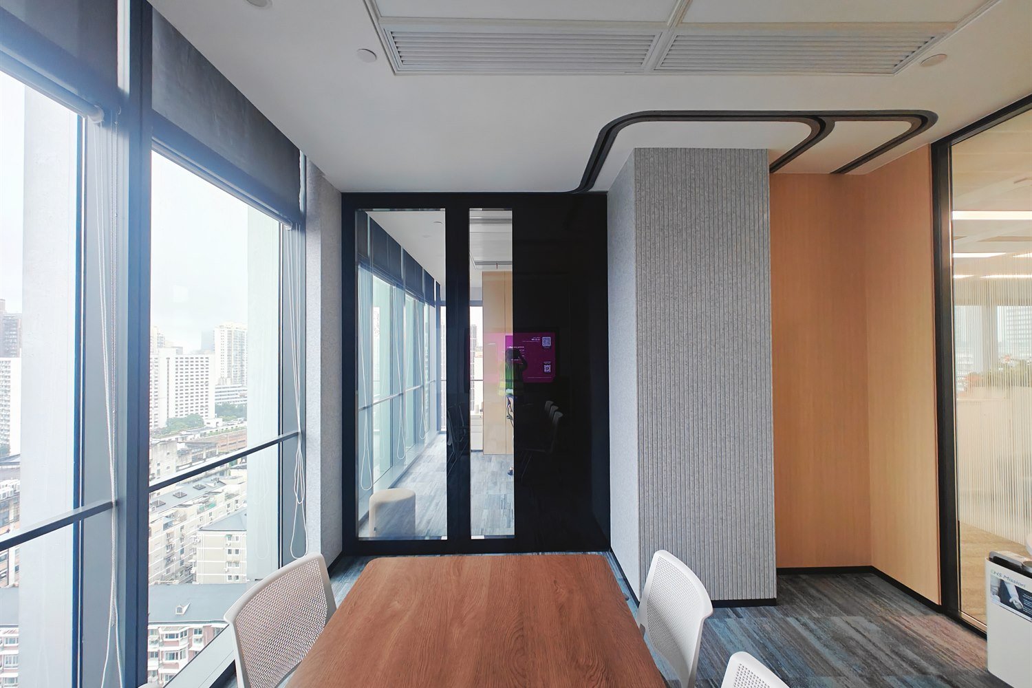 Movable wall installation for AstraZeneca Shanghai office area