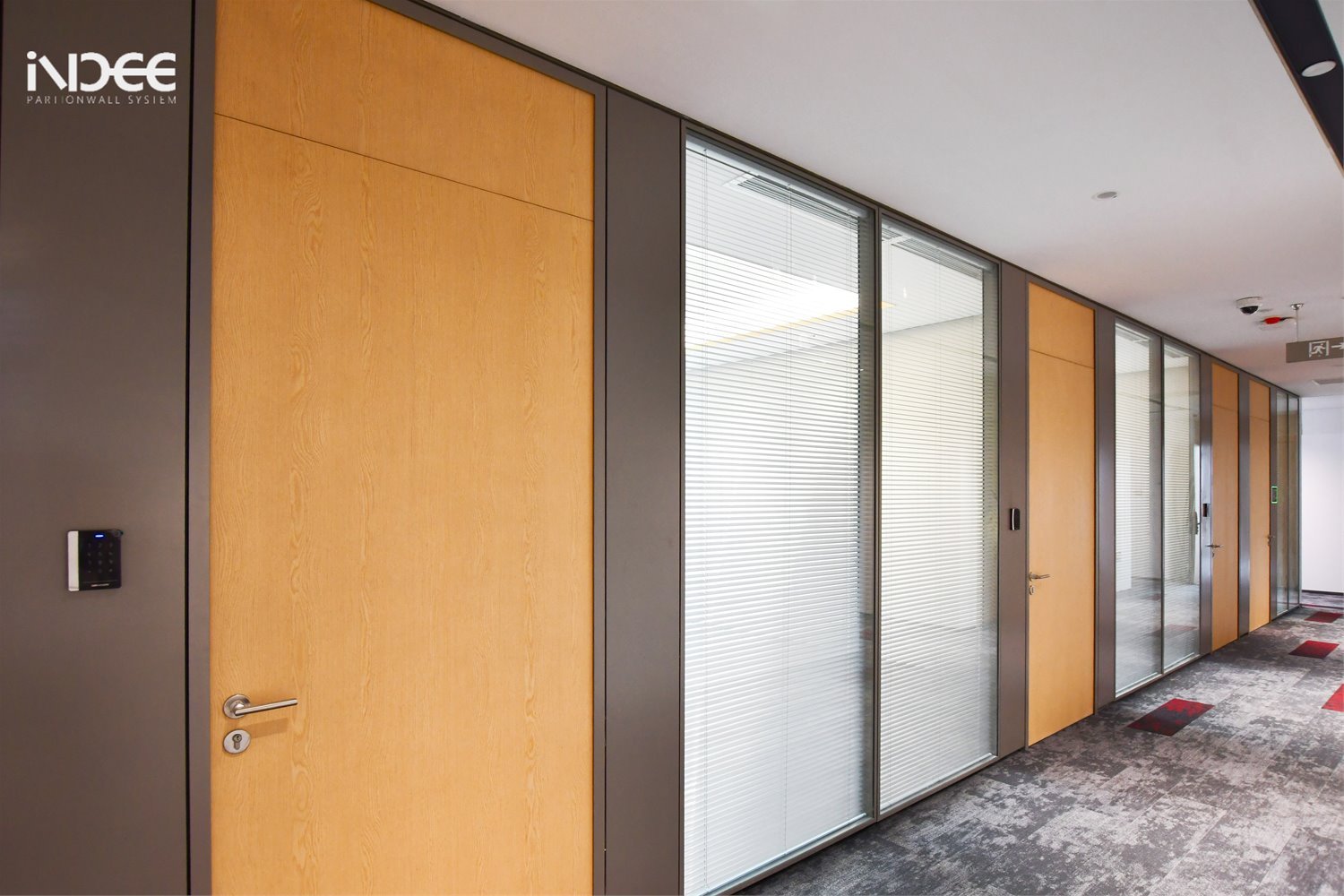 China Shipping Office Partition Project partition detail