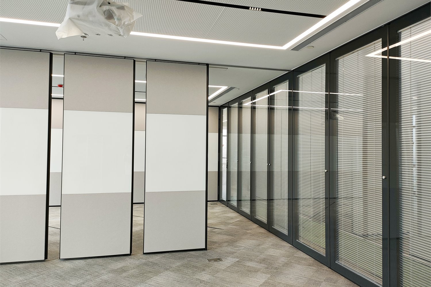Omron Office Partition Project partition detail