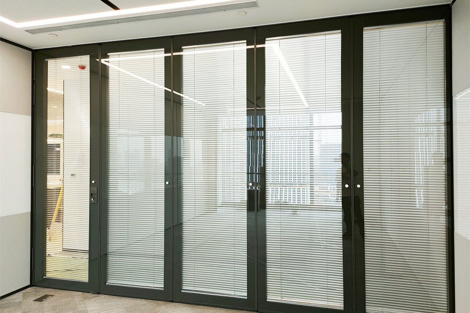 omron office partition project