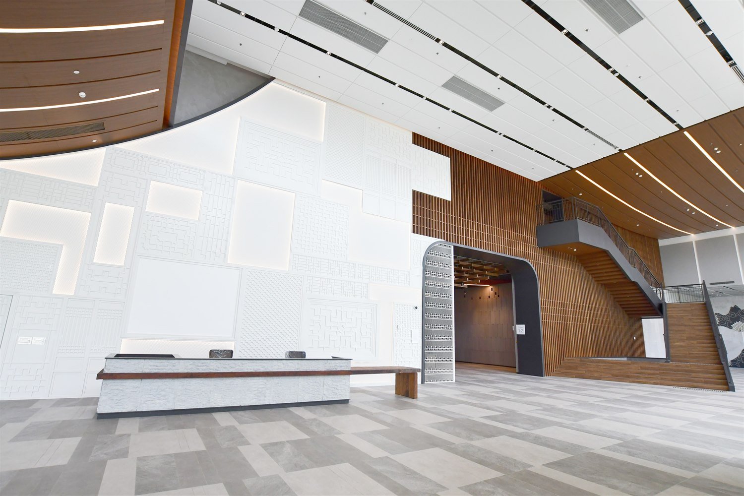 Movable partition wall detail in Suzhou Microsoft office project